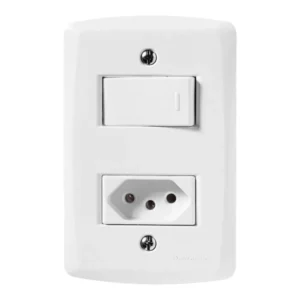 Interruptor Tramontina Lux2 1 Seção Simples 2PxT 10A